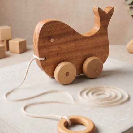 Fish Pull Along Wooden Toy