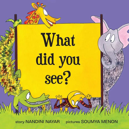 What Did You See? (English)