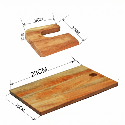 Montessori cutting board and knife