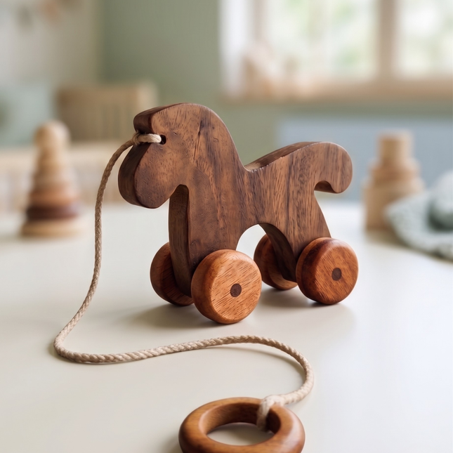 Pull Along Wooden Toy