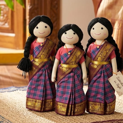 Everlasting Sisterhood Hand-Stitched Traditional Doll Set