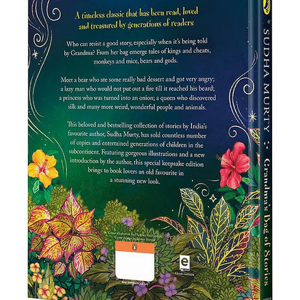 Book cover with colorful illustrations and text on a white background