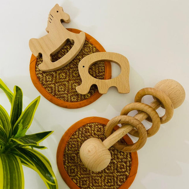 Newborn Rattle and Teether Combo