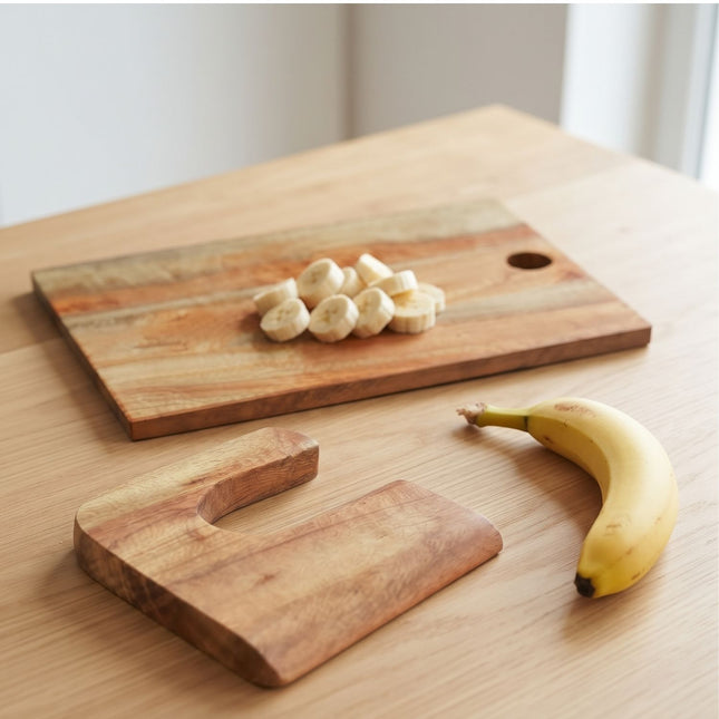 Montessori cutting board and knife