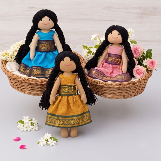 The Sisters Set — Meera, Aarohi & Padma (Ages 1+)
