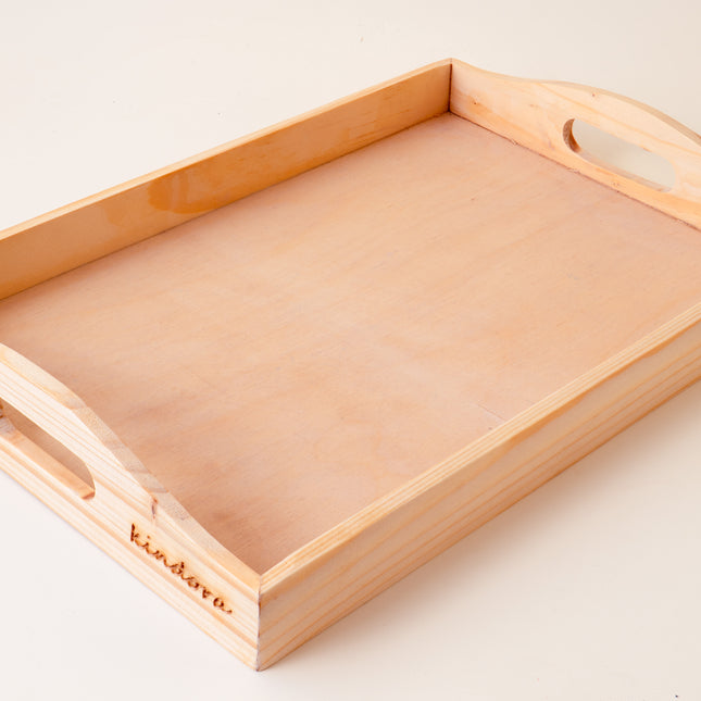 Large Wooden Montessori Tray