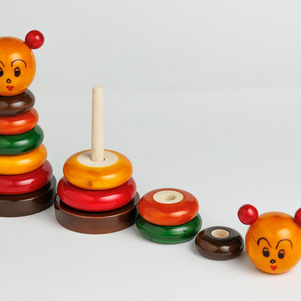 Montessori Wooden Stacking Rings Toy