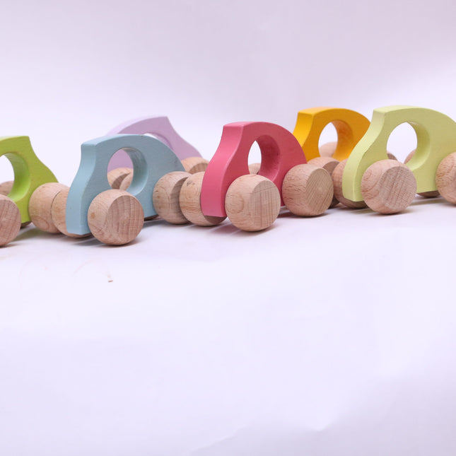 Rainbow Mini Toy Cars Set of 3