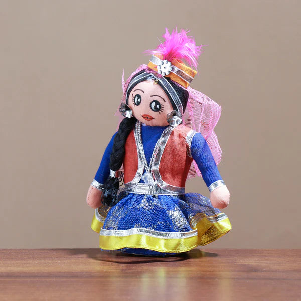 Kathak Dancer Doll Handmade Cultural Doll
